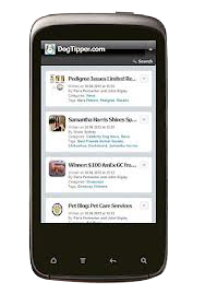 open in mobile device for good look and feel